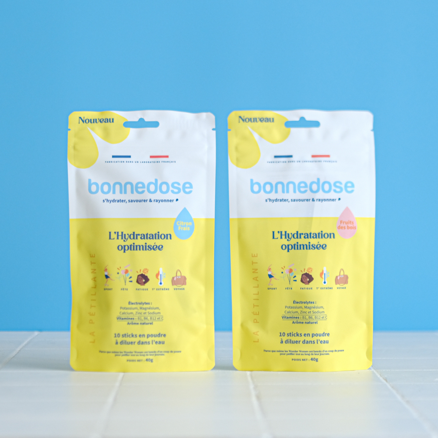 Sticks d'hydratations - Electrolytes et Vitamines