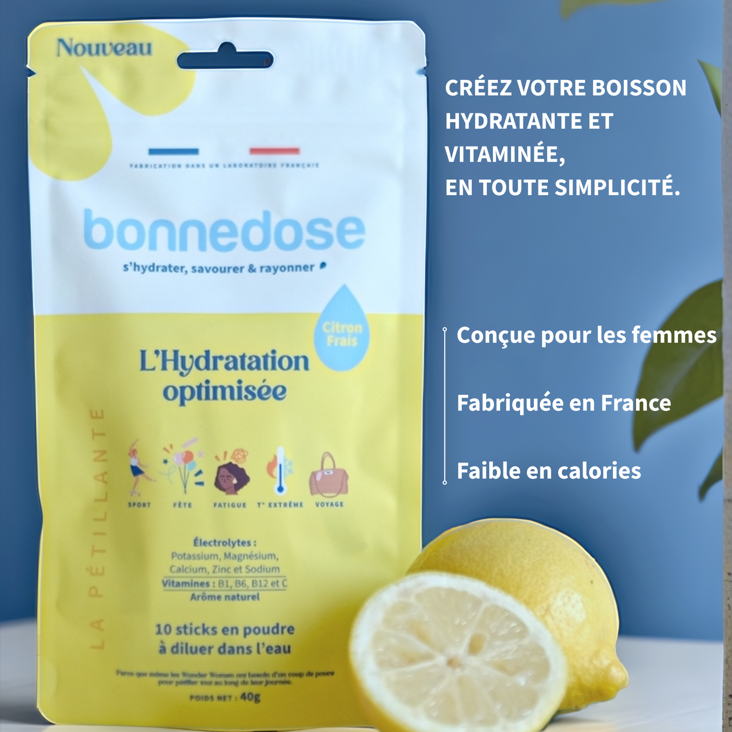 Sticks d'hydratations - Electrolytes et Vitamines