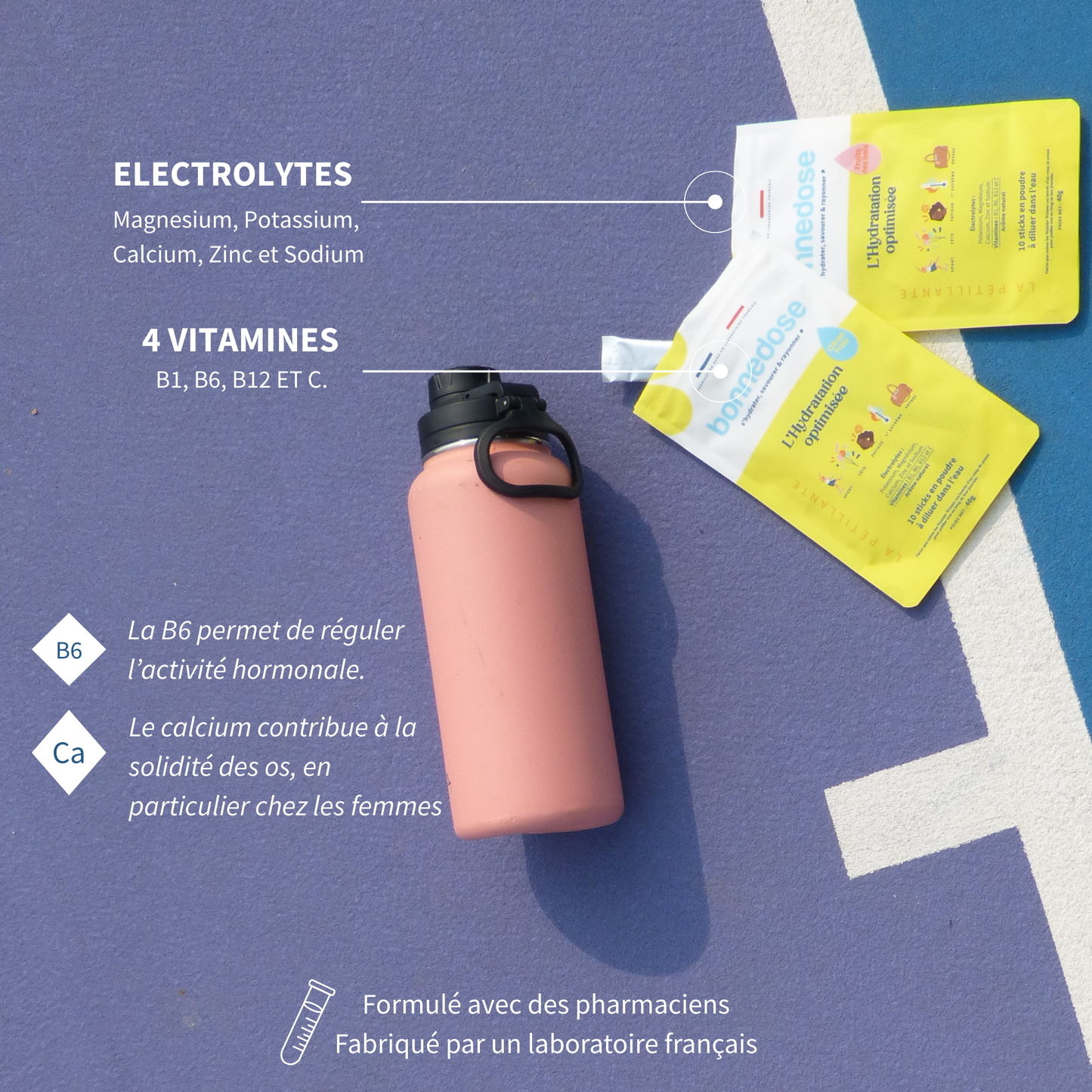 Sticks d'hydratations - Electrolytes et Vitamines