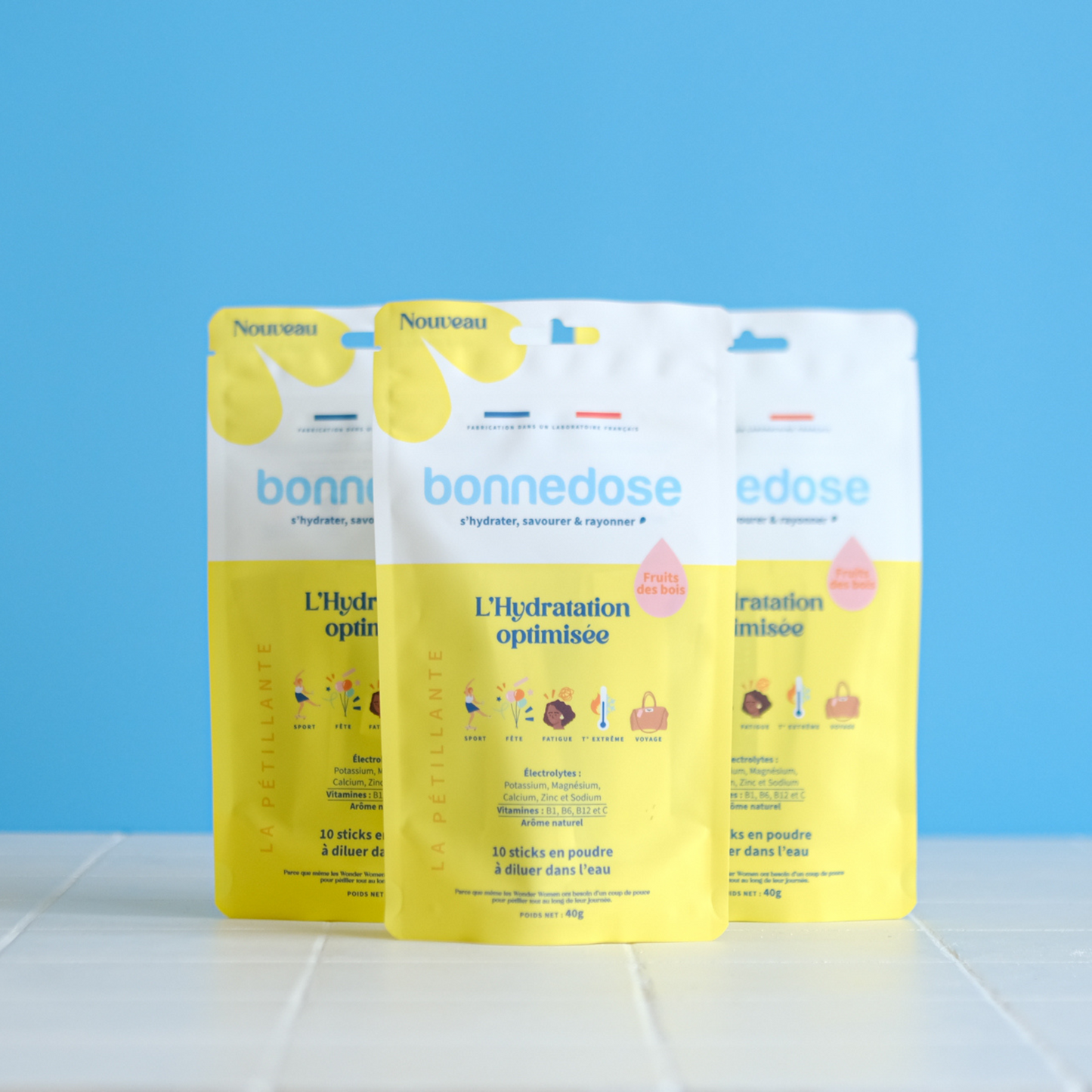 Ma cure de 30 jours (3 sachets de 30 sticks d'électrolytes)