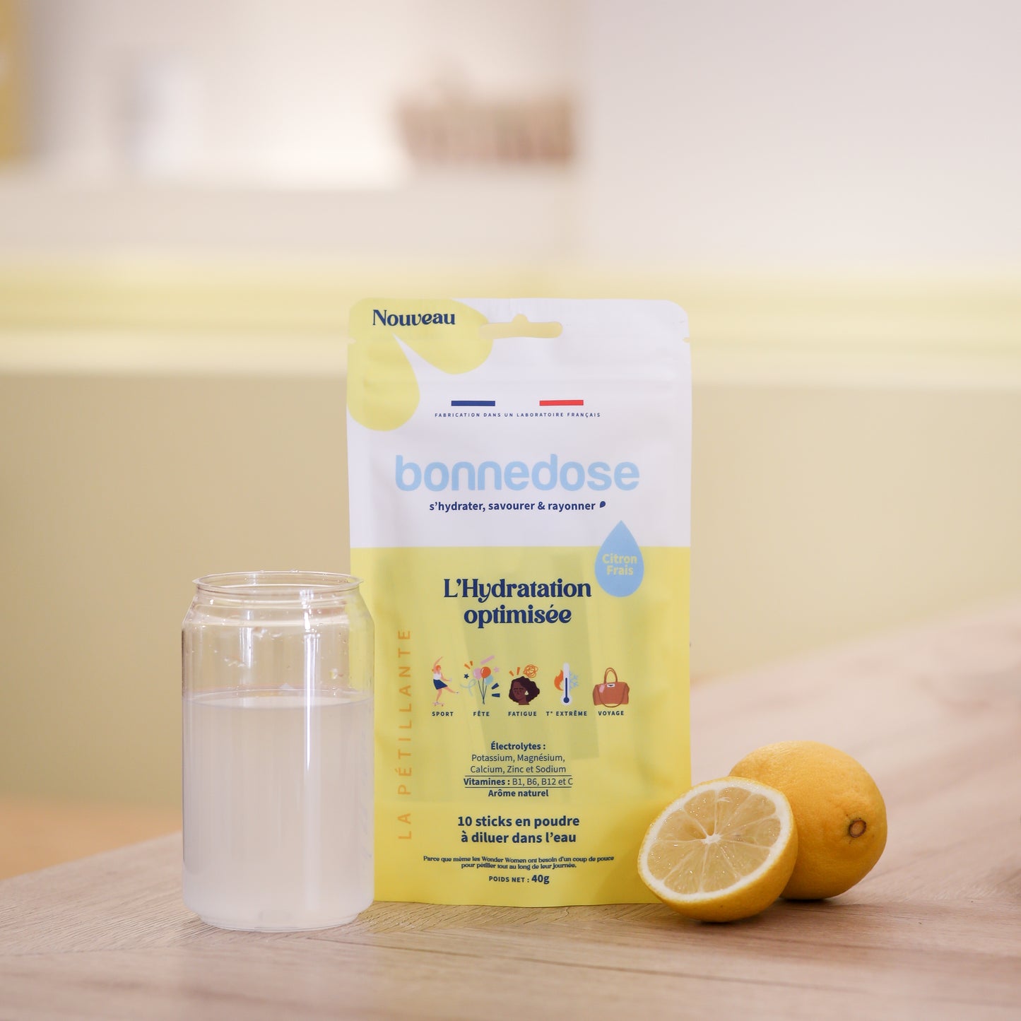 Pack découverte citron frais - Electrolytes et vitamines